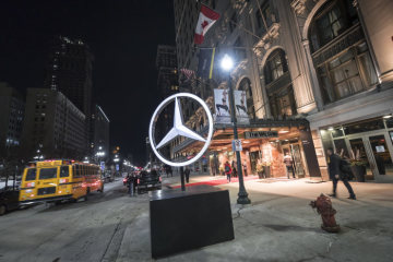 Mercedes-Benz New Year's Reception on the eve of the 2018 North American International Auto Show (NAIAS). World Premiere of the new Mercedes-Benz G-Class.