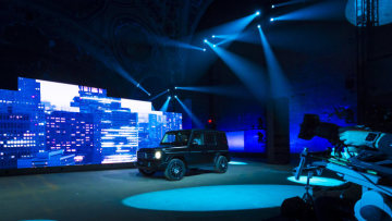 Mercedes-Benz New Year's Reception on the eve of the 2018 North American International Auto Show (NAIAS). World Premiere of the new Mercedes-Benz G-Class.