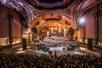 Mercedes-Benz New Year's Reception on the eve of the 2018 North American International Auto Show (NAIAS). World Premiere of the new Mercedes-Benz G-Class.