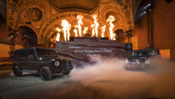 Mercedes-Benz New Year's Reception on the eve of the 2018 North American International Auto Show (NAIAS). World Premiere of the new Mercedes-Benz G-Class.