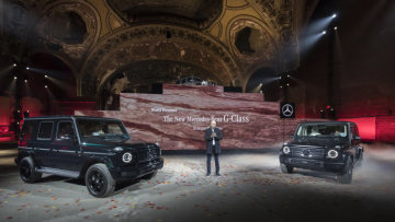Mercedes-Benz New Year's Reception on the eve of the 2018 North American International Auto Show (NAIAS) with World Premiere of the new Mercedes-Benz G-Class at the Michigan Theater.
Dr. Dieter Zetsche, Chairman of the Board of Management of Daimler AG and Head of Mercedes-Benz Cars.