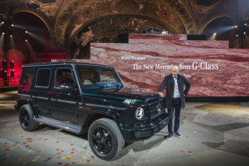 Mercedes-Benz New Year's Reception on the eve of the 2018 North American International Auto Show (NAIAS) with World Premiere of the new Mercedes-Benz G-Class at the Michigan Theater. Dr. Dieter Zetsche, Chairman of the Board of Management of Daimler AG and Head of Mercedes-Benz Cars.