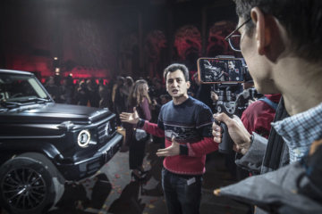 Mercedes-Benz New Year's Reception on the eve of the 2018 North American International Auto Show (NAIAS). World Premiere of the new Mercedes-Benz G-Class.