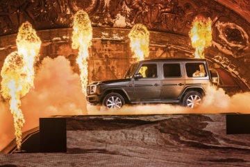 Mercedes-Benz New Year's Reception on the eve of the 2018 North American International Auto Show (NAIAS). World Premiere of the new Mercedes-Benz G-Class.