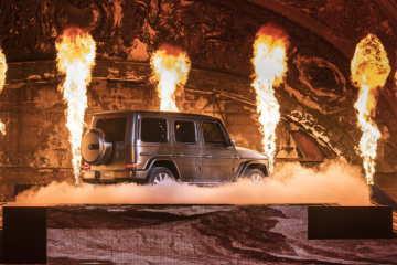 Mercedes-Benz New Year's Reception on the eve of the 2018 North American International Auto Show (NAIAS). World Premiere of the new Mercedes-Benz G-Class.