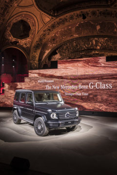 Mercedes-Benz New Year's Reception on the eve of the 2018 North American International Auto Show (NAIAS). World Premiere of the new Mercedes-Benz G-Class.