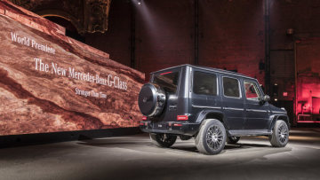 Mercedes-Benz New Year's Reception on the eve of the 2018 North American International Auto Show (NAIAS). World Premiere of the new Mercedes-Benz G-Class.