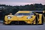 2018 Ford GT DTM Racecar Rendering Shows Wide Hips Don't Lie