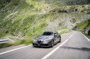 Alfa Romeo driven on Transfagarasan Highway