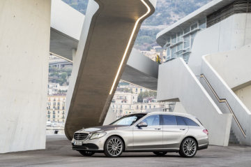 Mercedes-Benz C-Klasse T-Modell Exclusive,Exterieur: mojavesilber,Interieur: Leder magma/espresso // Mercedes-Benz C-Class Estate Exclusive,exterior: mojave silver,interior: leather magma/espresso
