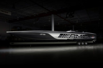 Mercedes-AMG and Cigarette Racing are proud to mark 11 years of collaboration with the debut of the most impressive and innovative performance boat ever constructed by the iconic Miami-based boat manufacturer.