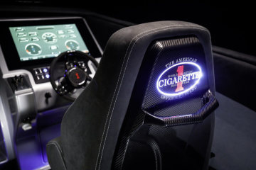 The distinctive matte black and silver paint and special badging instantly evoke the unmistakable Mercedes-AMG Project ONE. This attention to every detail extends inside the cabin with extensive use of Dinamica and seatbacks constructed of exposed-weave carbon fiber.