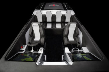 Representing the ninth special edition boat created from this partnership, the Cigarette Racing 515 Project ONE is 51’ 5” in length and features an increased beam of 9’ 6” which allows 6 passengers the ability to be seated comfortably.