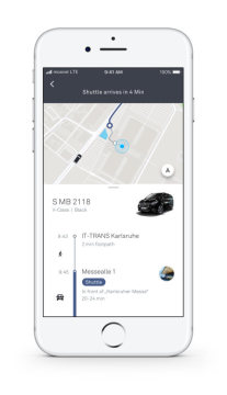 The moovel Group and the Karlsruher Verkehrsverbund (KVV) launch an on-demand shuttle service in March