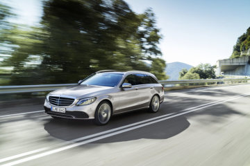 Mercedes-Benz C-Class Estate Exclusive, exterior: mojave silver, interior: leather magma/espresso