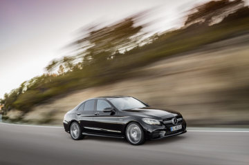 Mercedes-AMG C43 4MATIC Sedan, Night package und AMG Carbon-package II, Exterior: Exterior paint: obsidian black metallic