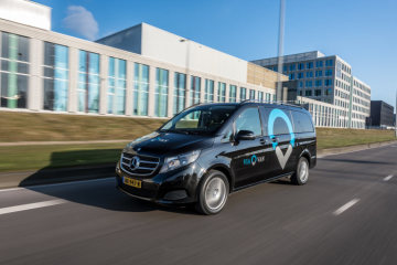 ViaVan launches app-based on-demand ridesharing service in Amsterdam.