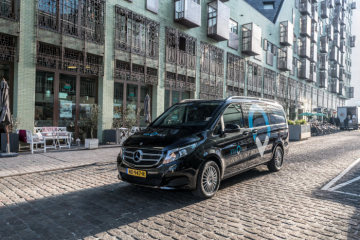 ViaVan launches app-based on-demand ridesharing service in Amsterdam.