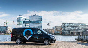 ViaVan launches app-based on-demand ridesharing service in Amsterdam.