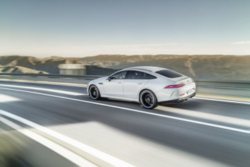 Mercedes-AMG GT 53 4MATIC+ 4-Door Coupé, AMG Night-packet, Exterior: Exterior paint: designo diamond white bright, colour variation black