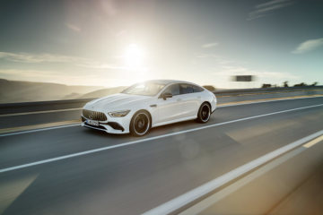 Mercedes-AMG GT 53 4MATIC+ 4-Door Coupé, AMG Night-packet, Exterior: Exterior paint: designo diamond white bright, colour variation black