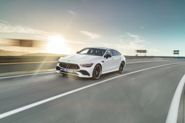 Mercedes-AMG GT 53 4MATIC+ 4-Door Coupé, AMG Night-packet, Exterior: Exterior paint: designo diamond white bright, colour variation black