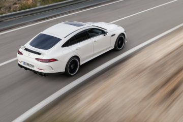 Mercedes-AMG GT 53 4MATIC+ 4-Door Coupé, AMG Night-packet, Exterior: Exterior paint: designo diamond white bright, colour variation black