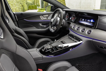 Mercedes-AMG GT 53 4MATIC+ 4-Door Coupé, AMG Night-packet, Interior: Leather nappa exclusive magma grey / black, Body trim: AMG body trim carbon matt