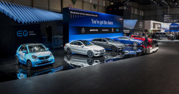 At the 88th Geneva Motor Show, Mercedes-Benz is presenting a slew of world premieres in a clear demonstration that the brand with the three-pointed star offers vehicles to suit all needs. First to be unveiled was the all-new Mercedes-AMG GT 4-Door Coupé (fuel consumption combined: 11.2-9.1 l/100 km; CO2 emissions combined: 256-209 g/km*), which augments the successful AMG GT family with another member. Also celebrating its world premiere was the new Mercedes-AMG G 63 (fuel consumption combined: 13.1 l/100 km; CO2 emissions combined: 299 g/km*), the new generation of the off-road legend by Mercedes-AMG. Further highlights in Geneva include the extensively redesigned C-Class. The bestseller with the three-pointed star appears with new, even more efficient engines. Also on show for the first time is a pre-production version of the first plug-in diesel hybrid, which is set to feature in both the C-Class and the E-Class. The new Mercedes-AMG C 43 (fuel consumption combined: 9.4-9.1 l/100 km; CO2 emissions combined: 214-209 g/km* 1) guarantees compelling performance. Plus, the presentation of smart EQ fortwo (combined power consumption: 13.0-12,9 kWh/100 km; combined CO2 emissions: 0 g/km*) and the smart EQ forfour (combined power consumption: 13.2-13.1 kWh/100 km; combined CO2 emissions: 0 g/km*) sees the inventor of the automobile take the next step towards the electrification of its entire model line-up by 2022.