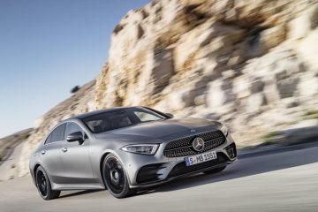 Mercedes-Benz CLS, 2017, Edition 1, designo selenite grey magno, black nappa leather