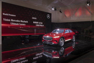 Providing the backdrop for the premiere of the Vision Mercedes-Maybach Ultimate Luxury was the Mercedes-Maybach vernissage at the ENJOY Art Museum. The show car and an exclusive furniture collection based on its design were inspired by influences from the Chinese market and embody the traditional values of the luxury brand.