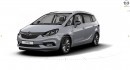 2017 Opel Zafira leaked