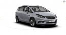 2017 Opel Zafira leaked