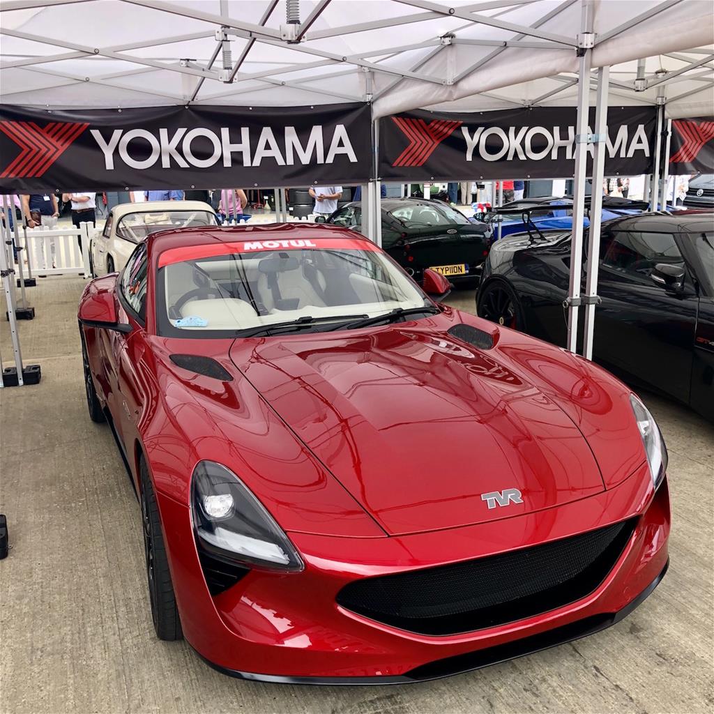 Griffith under cover at the Silverstone Classic 2018