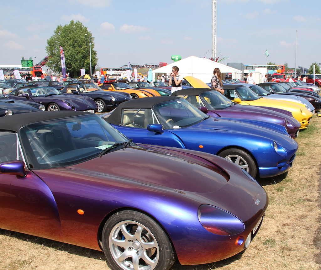 Image of TVRs on display