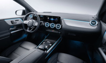 Mercedes-Benz B-Class, Leather alpaca/black, AMG styling