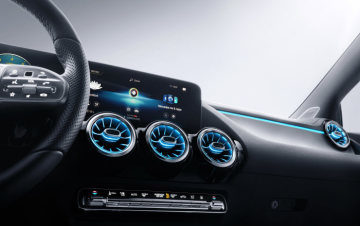 Mercedes-Benz B-Class, Leather alpaca/black, AMG styling