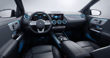 Mercedes-Benz B-Class, Leather alpaca/black, AMG styling