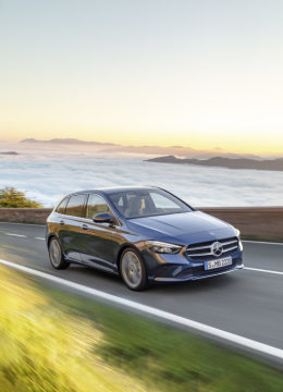 Mercedes-Benz B-Class, denim blue