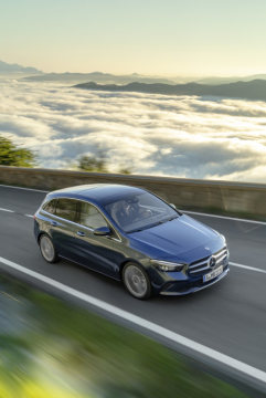 Mercedes-Benz B-Class, denim blue