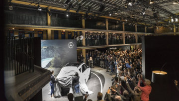 The new Mercedes-Benz GLE, presented by Britta Seeger, Member of the Board of Management of Daimler AG, responsible for Mercedes-Benz Cars Marketing  &  Sales, celebrates World Premiere at “Meet Mercedes” in Paris.