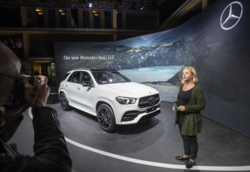 The new Mercedes-Benz GLE, presented by Britta Seeger, Member of the Board of Management of Daimler AG, responsible for Mercedes-Benz Cars Marketing  &  Sales, celebrates World Premiere at “Meet Mercedes” in Paris.