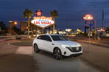 The new Mercedes-Benz EQC is celebrating its US premiere at CES 2019 in Las Vegas (combined power consumption: 22.2 kWh/100 km; CO2 emissions combined: 0 g/km, provisional details)