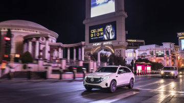 The new Mercedes-Benz EQC is celebrating its US premiere at CES 2019 in Las Vegas (combined power consumption: 22.2 kWh/100 km; CO2 emissions combined: 0 g/km, provisional details)