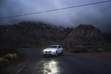 The new Mercedes-Benz EQC is celebrating its US premiere at CES 2019 in Las Vegas (combined power consumption: 22.2 kWh/100 km; CO2 emissions combined: 0 g/km, provisional details)