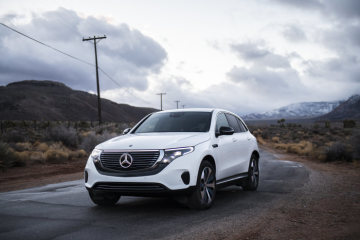The new Mercedes-Benz EQC is celebrating its US premiere at CES 2019 in Las Vegas (combined power consumption: 22.2 kWh/100 km; CO2 emissions combined: 0 g/km, provisional details)