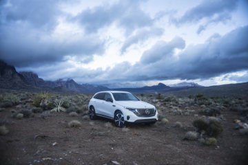 The new Mercedes-Benz EQC is celebrating its US premiere at CES 2019 in Las Vegas (combined power consumption: 22.2 kWh/100 km; CO2 emissions combined: 0 g/km, provisional details)