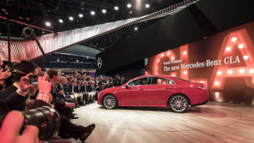 Mercedes-Benz is celebrating the world premiere of the new CLA, the US premiere of the EQC and the US premiere of the Vision URBANETIC.
