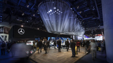 Mercedes-Benz is celebrating the world premiere of the new CLA, the US premiere of the EQC and the US premiere of the Vision URBANETIC.