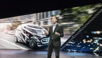 Mercedes-Benz is celebrating the world premiere of the new CLA, the US premiere of the EQC and the US premiere of the Vision URBANETIC. Ola Källenius , Member of the Board of Management of Daimler AG, responsible for Group Research and Mercedes-Benz Cars Development.